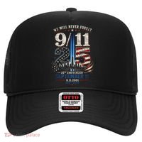 9/11 25th Anniversary We Will Never Forget Tribute 9.11 Hat thumb 0