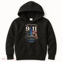 9/11 25th Anniversary We Will Never Forget Tribute 9.11 Kids Hoodie thumb 0