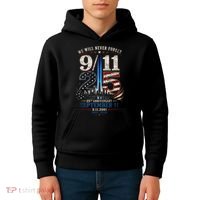 9/11 25th Anniversary We Will Never Forget Tribute 9.11 Kids Hoodie thumb 4