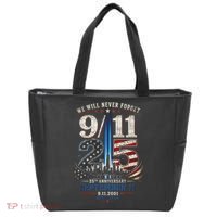 9/11 25th Anniversary We Will Never Forget Tribute 9.11 Tote Bag thumb 0