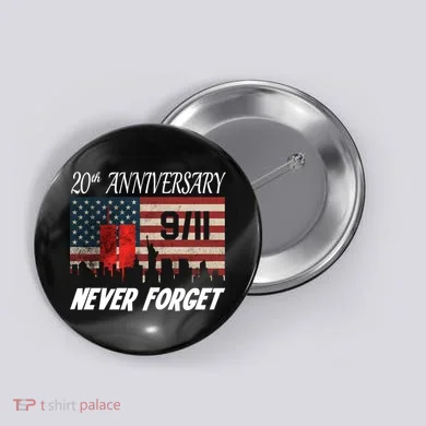 9/11 20th Anniversary Button