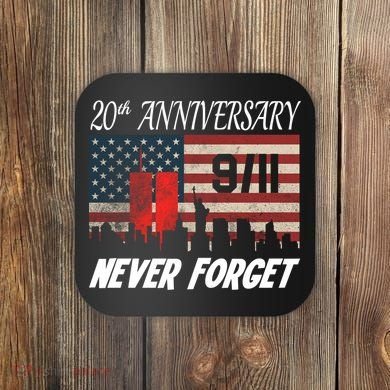 9/11 20th Anniversary Coaster