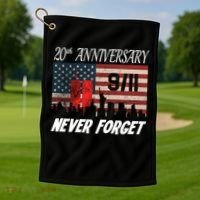 9/11 20th Anniversary Golf Towel thumb 1