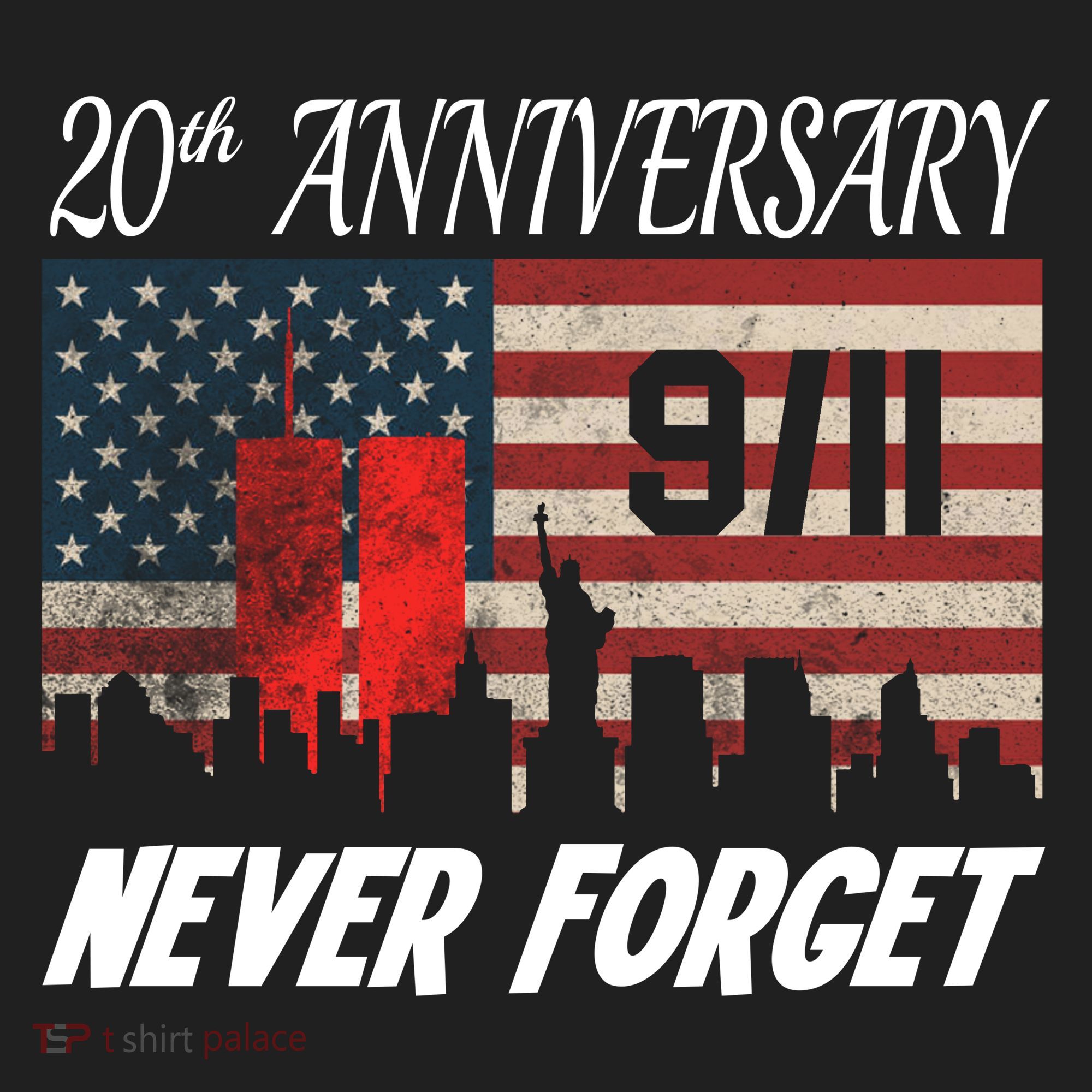 9/11 20th Anniversary Golf Towel