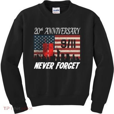 9/11 20th Anniversary Kids Sweatshirt