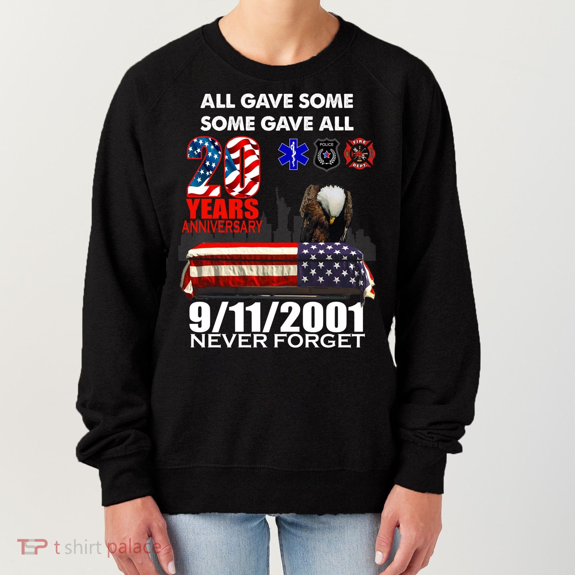 9/11/2001 20th Anniversary Never Forget Women's Sweatshirt