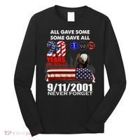 9/11/2001 20th Anniversary Never Forget Long Sleeve Shirt thumb 0