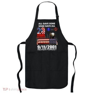 9/11/2001 20th Anniversary Never Forget Apron