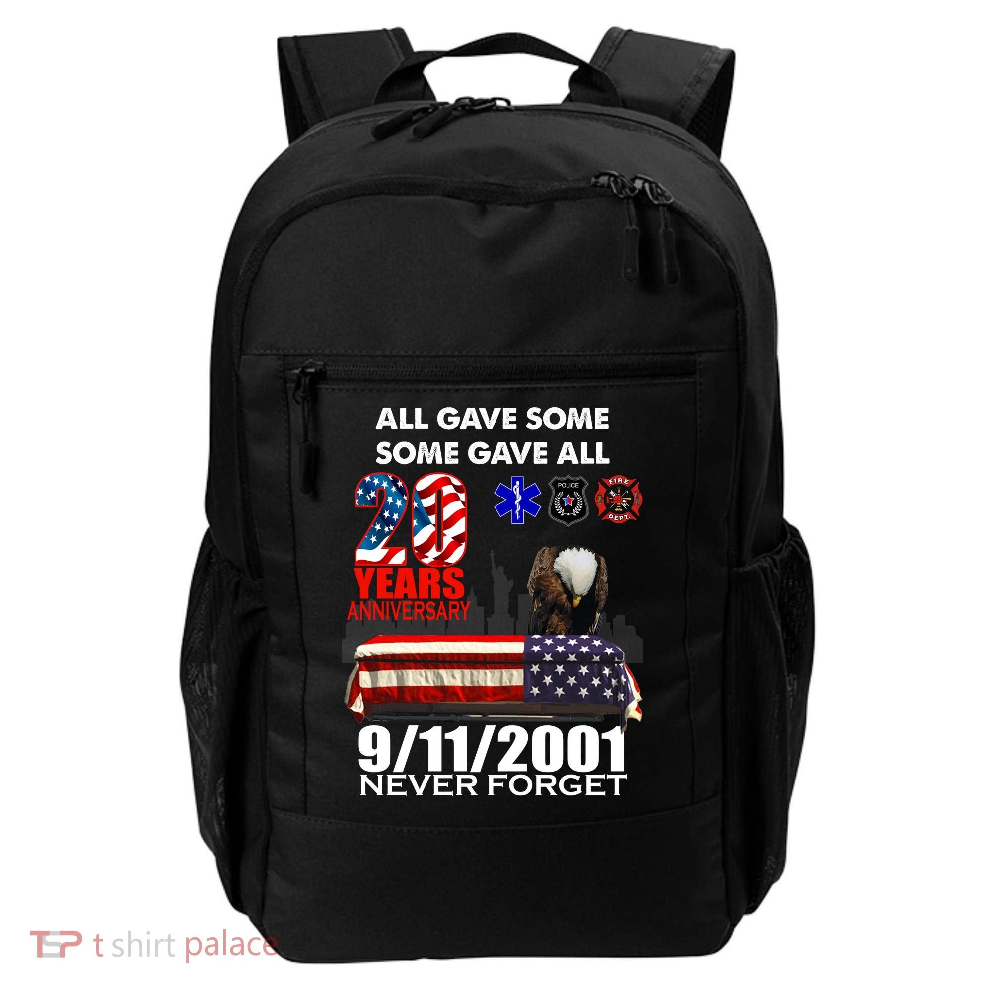 9/11/2001 20th Anniversary Never Forget Backpack