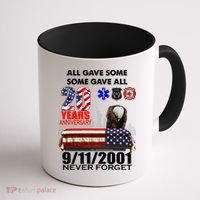 9/11/2001 20th Anniversary Never Forget Coffee Mug thumb 1