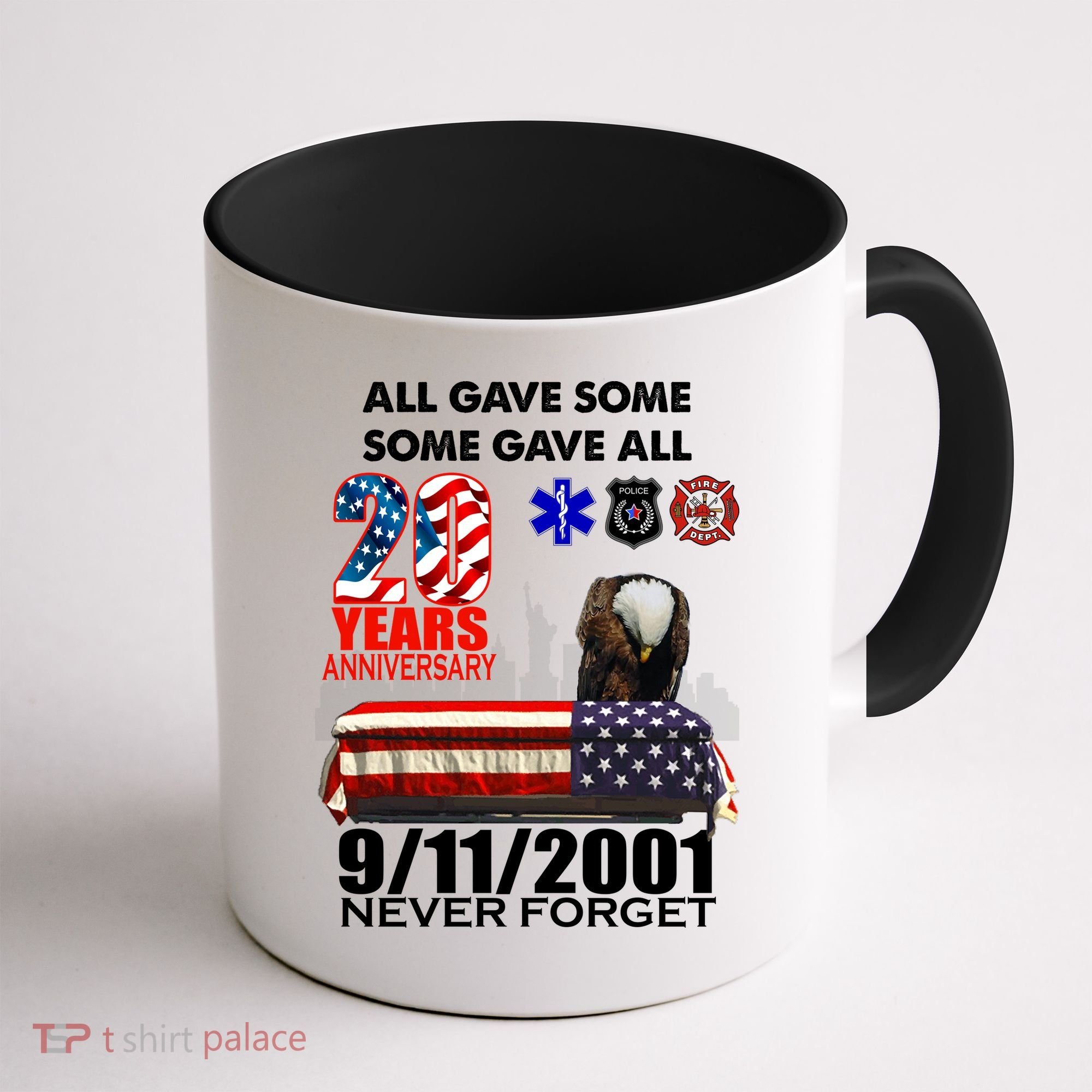 9/11/2001 20th Anniversary Never Forget Coffee Mug