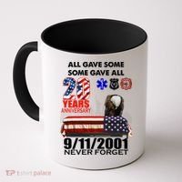 9/11/2001 20th Anniversary Never Forget Coffee Mug thumb 0