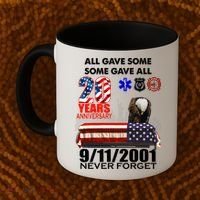 9/11/2001 20th Anniversary Never Forget Coffee Mug thumb 2