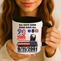 9/11/2001 20th Anniversary Never Forget Coffee Mug thumb 3