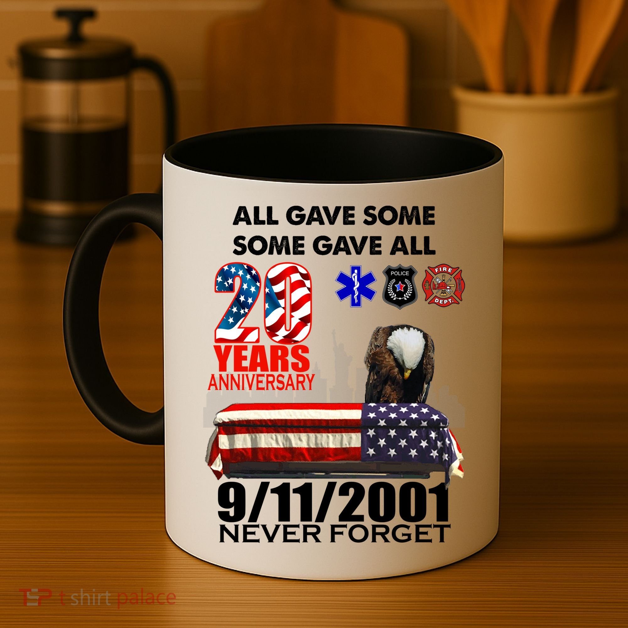 9/11/2001 20th Anniversary Never Forget Coffee Mug