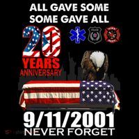 9/11/2001 20th Anniversary Never Forget Coaster thumb 2
