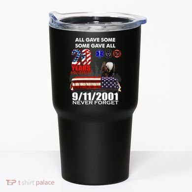 9/11/2001 20th Anniversary Never Forget Tumbler