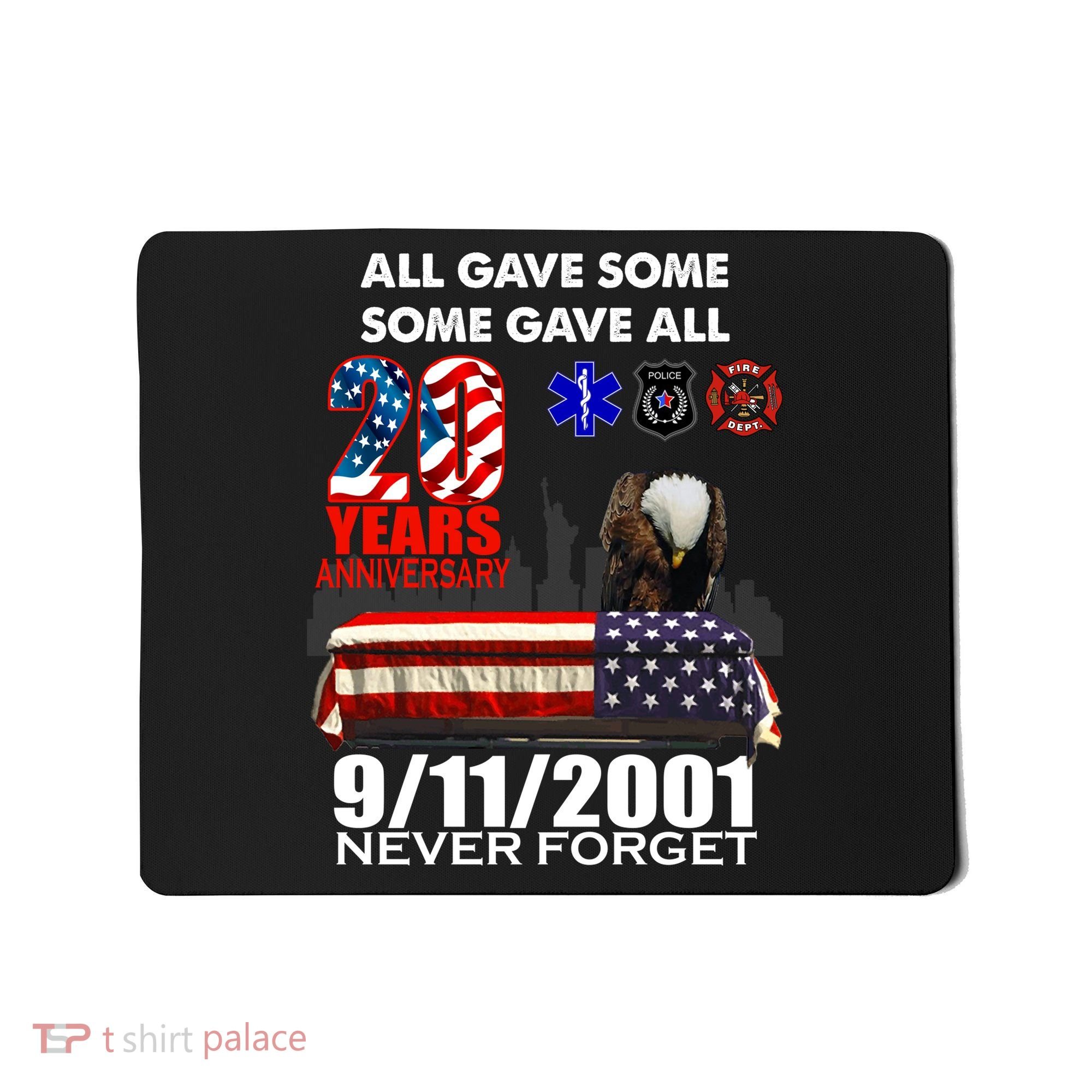 9/11/2001 20th Anniversary Never Forget Mousepad