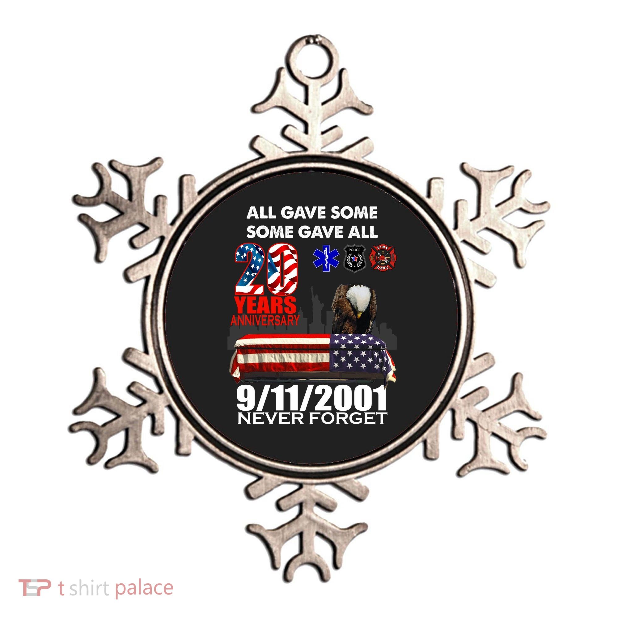 9/11/2001 20th Anniversary Never Forget Ornament