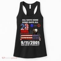 9/11/2001 20th Anniversary Never Forget Women's Tank Top thumb 0