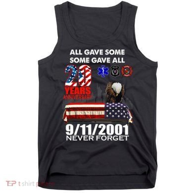 9/11/2001 20th Anniversary Never Forget Tank Top