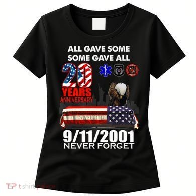 9/11/2001 20th Anniversary Never Forget Women's T-Shirt