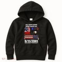 9/11/2001 20th Anniversary Never Forget Kids Hoodie thumb 0