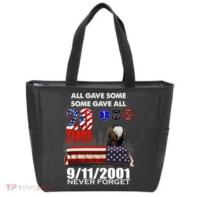 9/11/2001 20th Anniversary Never Forget Tote Bag