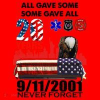 9/11/2001 20th Anniversary Never Forget Santa Hat thumb 1