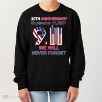 9/11 20th Anniversary We Will Never Forget Women's Sweatshirt thumb 0