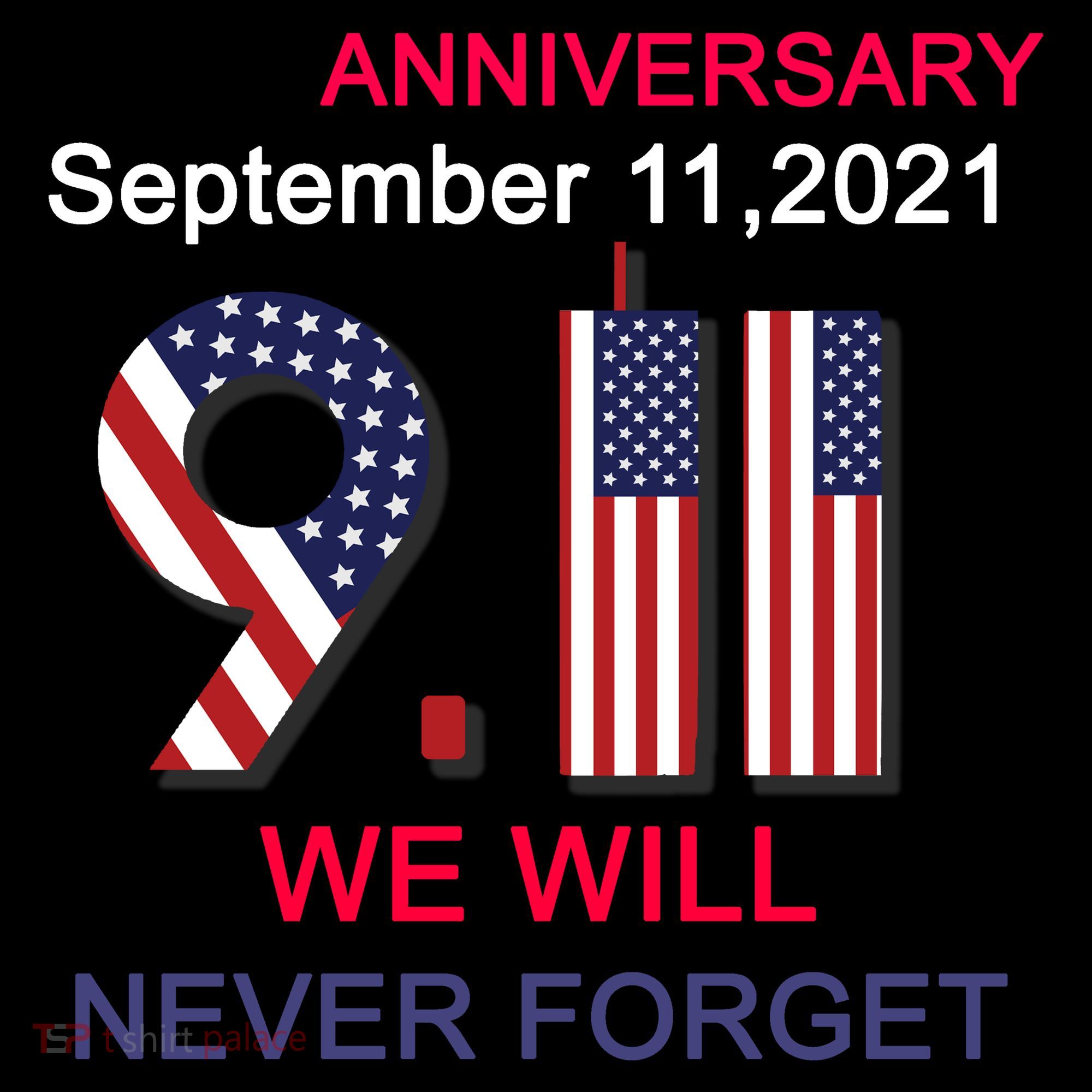 9/11 20th Anniversary We Will Never Forget Coffee Mug