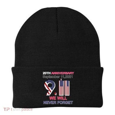 9/11 20th Anniversary We Will Never Forget Beanie
