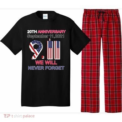 9/11 20th Anniversary We Will Never Forget Pajama Set