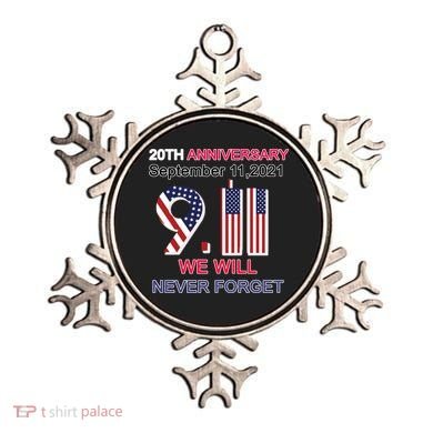 9/11 20th Anniversary We Will Never Forget Ornament