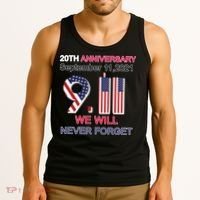 9/11 20th Anniversary We Will Never Forget Tank Top thumb 3
