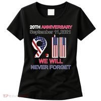 9/11 20th Anniversary We Will Never Forget Women's T-Shirt thumb 0