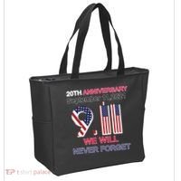 9/11 20th Anniversary We Will Never Forget Tote Bag thumb 2