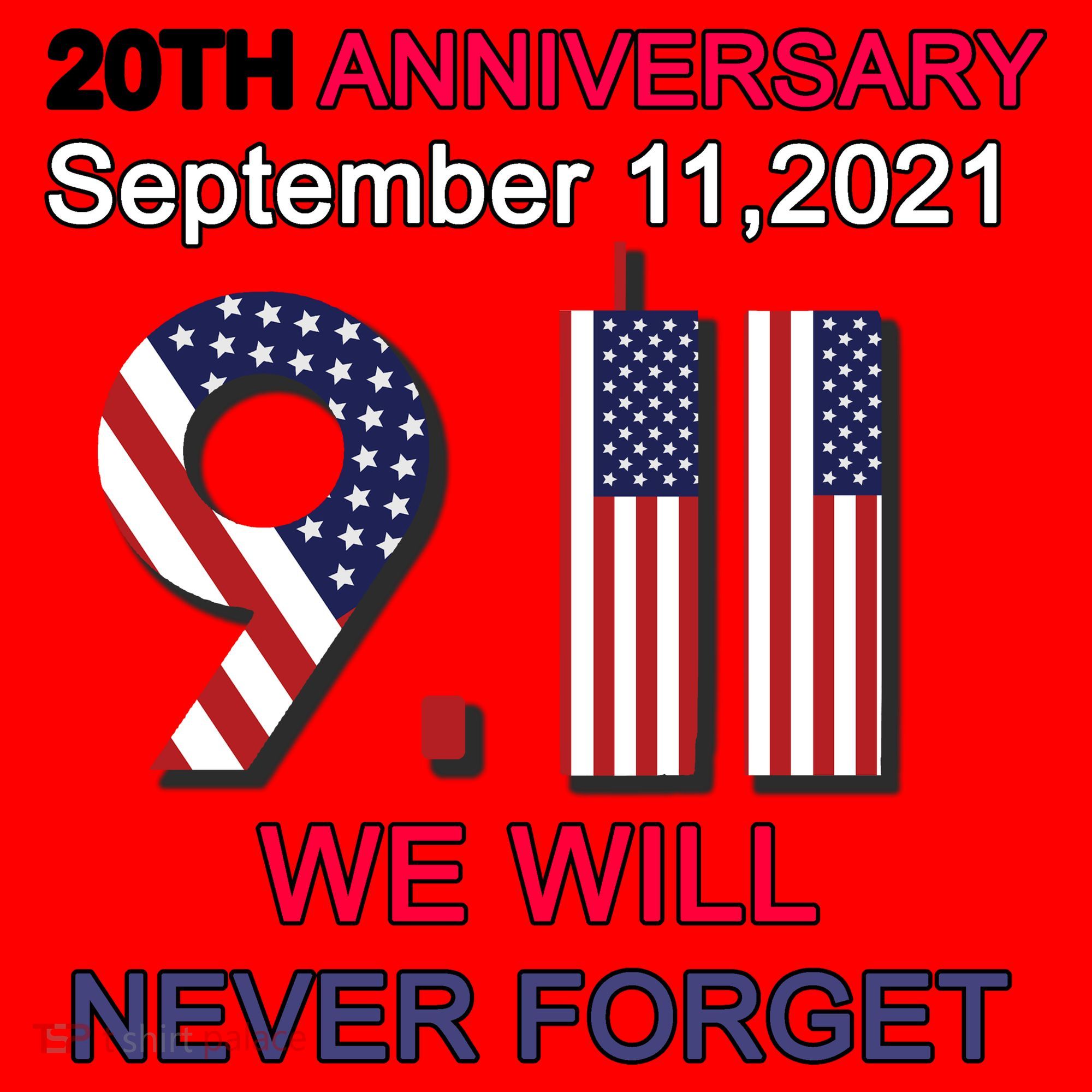 9/11 20th Anniversary We Will Never Forget Santa Hat