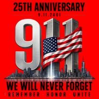 9/11 25th Anniversary Memorial Tribute Never Forget 911 Santa Hat thumb 1