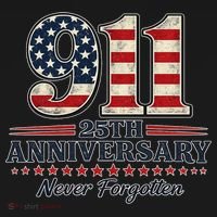 911 25th Anniversary USA Never Forgotten Tribute 9/11 Tote Bag thumb 4