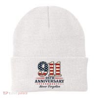 911 25th Anniversary USA Never Forgotten Tribute 9/11 Beanie thumb 0