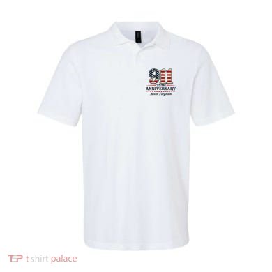 911 25th Anniversary USA Never Forgotten Tribute 9/11 Polo