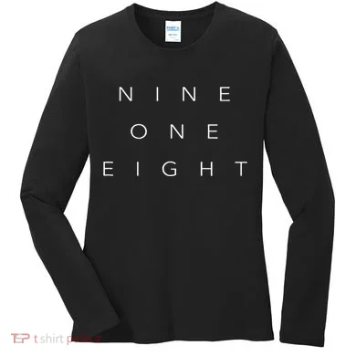 918 Area Code T Oklahoma Broken Arrow Women's Long Sleeve Shirt