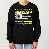 911 American Flag Dispatcher USA Thin Gold Line Operator Women's Sweatshirt thumb 0