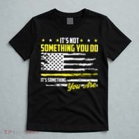 911 American Flag Dispatcher USA Thin Gold Line Operator T-Shirt thumb 5