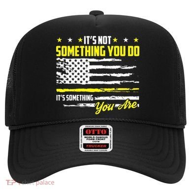 911 American Flag Dispatcher USA Thin Gold Line Operator Hat