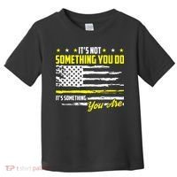 911 American Flag Dispatcher USA Thin Gold Line Operator Toddler T-Shirt thumb 0