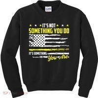 911 American Flag Dispatcher USA Thin Gold Line Operator Kids Sweatshirt thumb 0