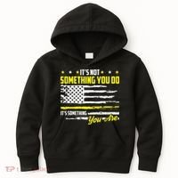 911 American Flag Dispatcher USA Thin Gold Line Operator Kids Hoodie thumb 0