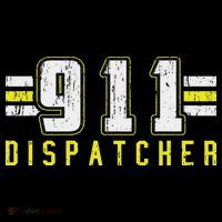 911 American Flag Dispatcher Thin Gold Line Operator Mousepad thumb 1